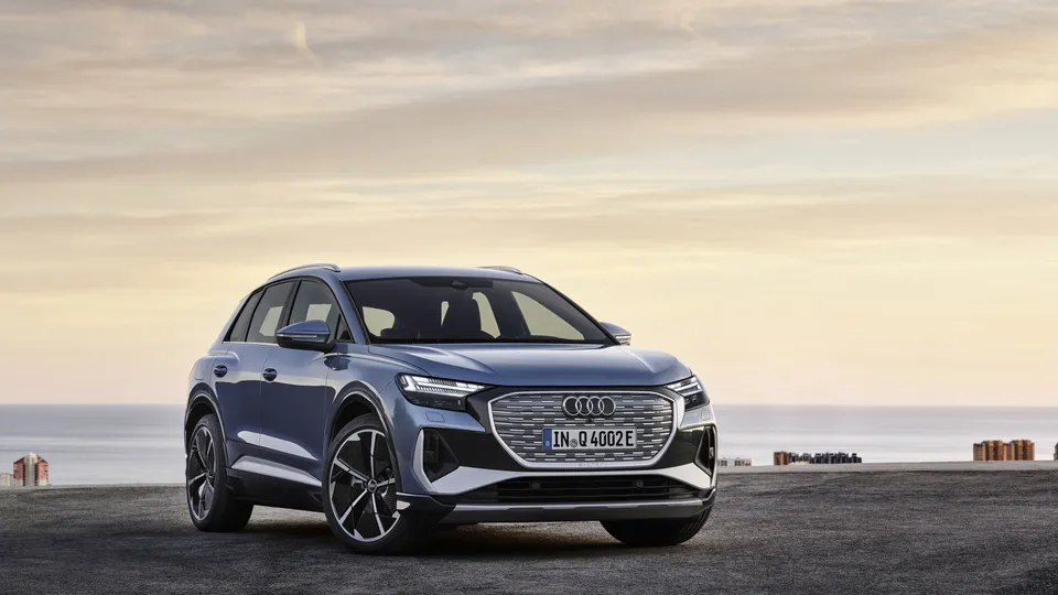 Audi Q4 e-tron von vorne Audi Q4 e-tron von vorne