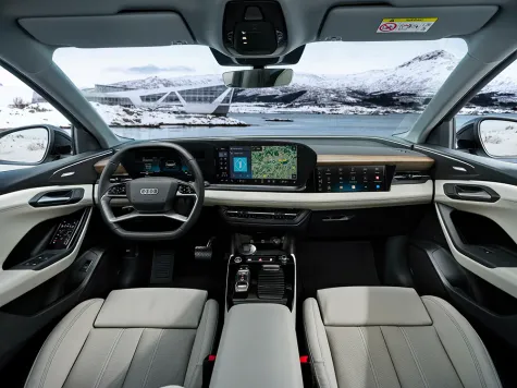 Audi Q6 e-tron Cockpit mit Technik Audi Q6 e-tron Cockpit mit Technik