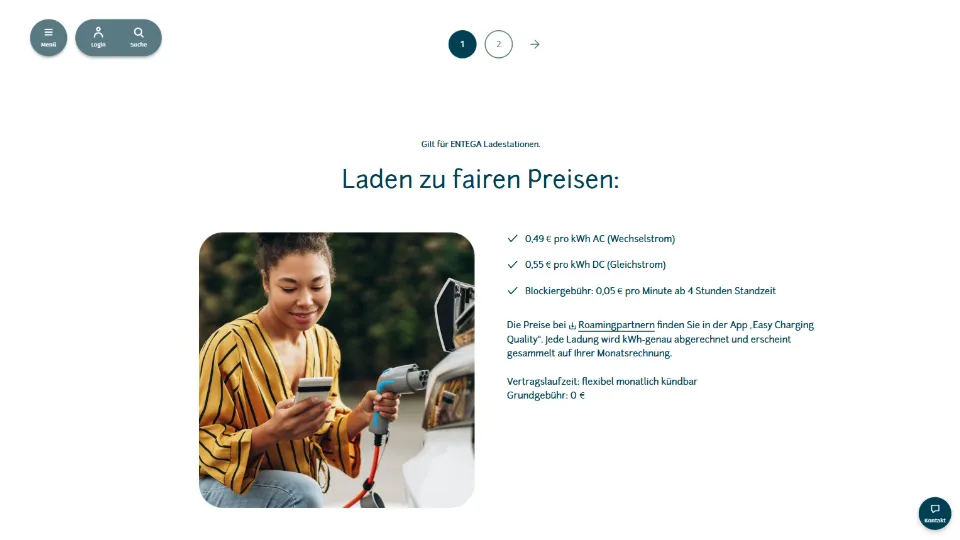 Entega Ladekarte | Ladekartenvergleich von Einfach E-Auto