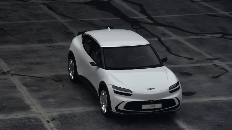 Genesis GV60 in weiß Genesis GV60 in weiß