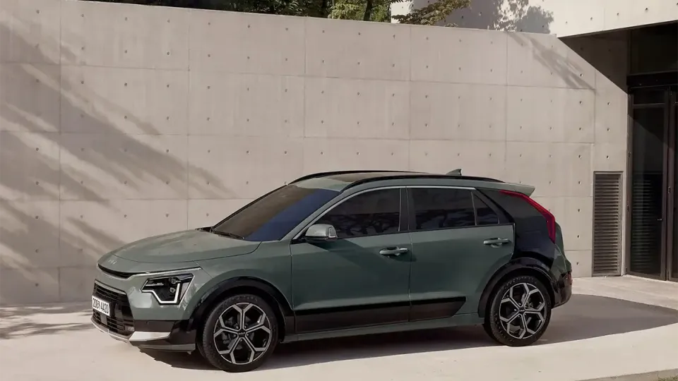 KIA e-Niro von der Seite KIA e-Niro von der Seite