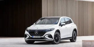 Mercedes EQS SUV von Vorne