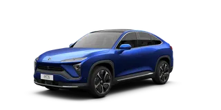Nio EC6 Rending in der Farbe Blau