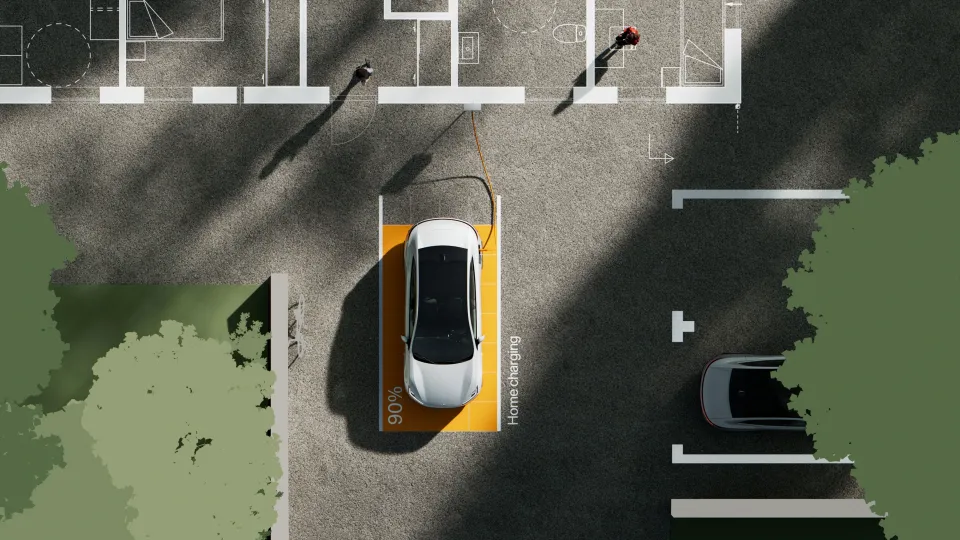 Polestar von oben lädt mit günstigem öffentlichen Ladetarif im März 2026 Polestar von oben lädt mit günstigem öffentlichen Ladetarif im März 2026
