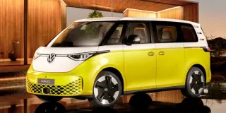 Elektro-Vans 2022 VW ID. Buzz in gelb