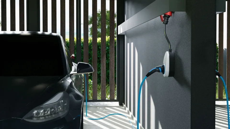 go-e Charger Gemini Flex hängt als Alternative zur Shelly Wallbox in der Garage go-e Charger Gemini Flex hängt als Alternative zur Shelly Wallbox in der Garage