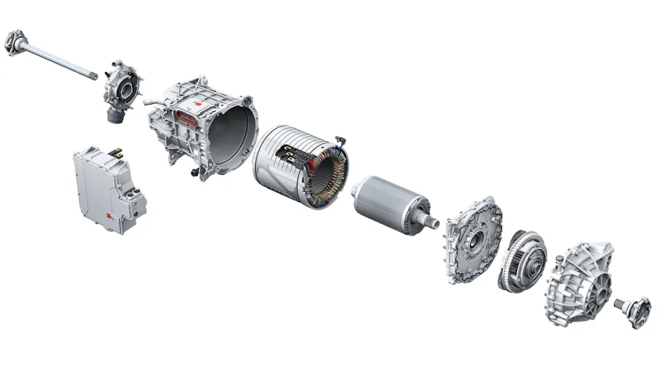 E-Motor eines Audi Q8 e-tron E-Motor eines Audi Q8 e-tron