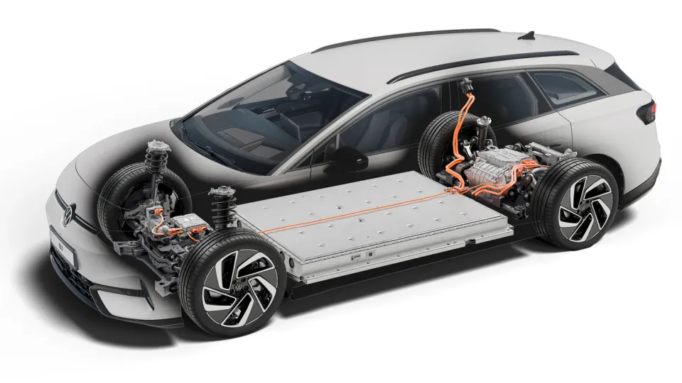 VW ID.7 Tourer mit Batterie und E-Motor VW ID.7 Tourer mit Batterie und E-Motor