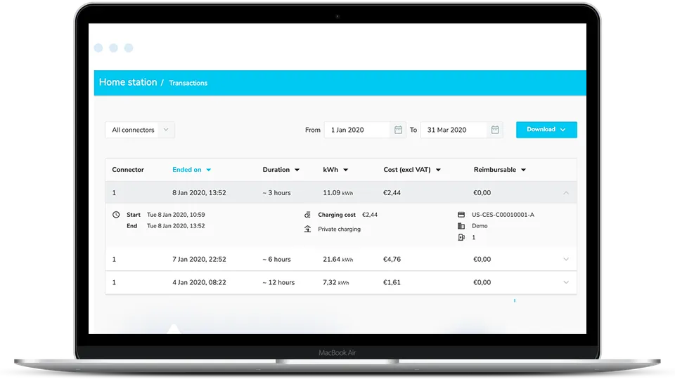 EVBox Lademanagement-Tool