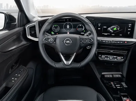 Opel Mokka-e Cockpit mit 7-Zoll-Display Opel Mokka-e Cockpit mit 7-Zoll-Display